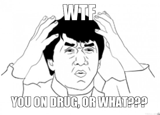 Não, não sou tarado pelo Jackie Chan! Provisoriamente escolhemos a foto que originou o meme como marca do blog. Acabou ficando