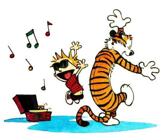 calvin hobbes dance