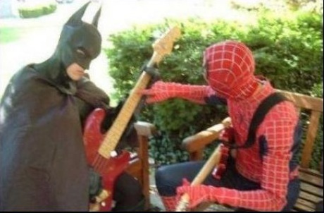 Batman - Spiderman - Guitar