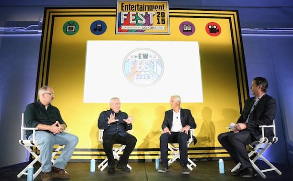 Chris Carter, Glen e Darin Morgan na EW Fest
