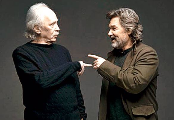 Carpenter reencontra Kurt Russel em foto recente