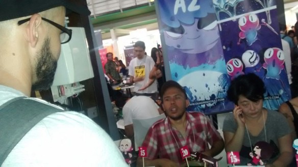 Tintando Paulo Crubim e Cristina Eiko do Quadrinhos A2